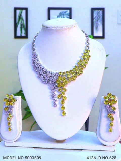 Artificial Diamond Cz Jewelry Set