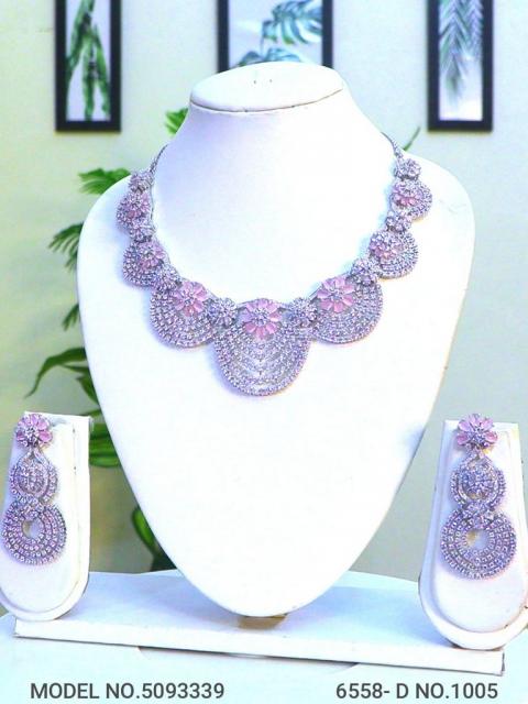 Imitation Diamond Cz Jewelry Set