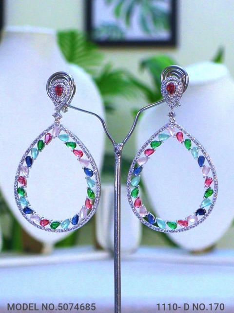 Indian CZ Earrings