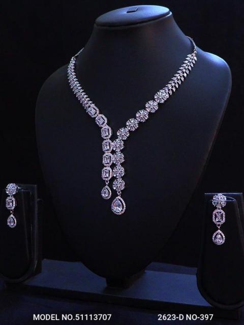 Original Cubic Zircon | Classic Necklace Set