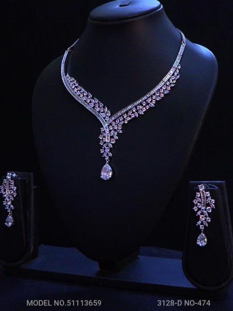 Original Cubic Zircon | Classic Necklace Set