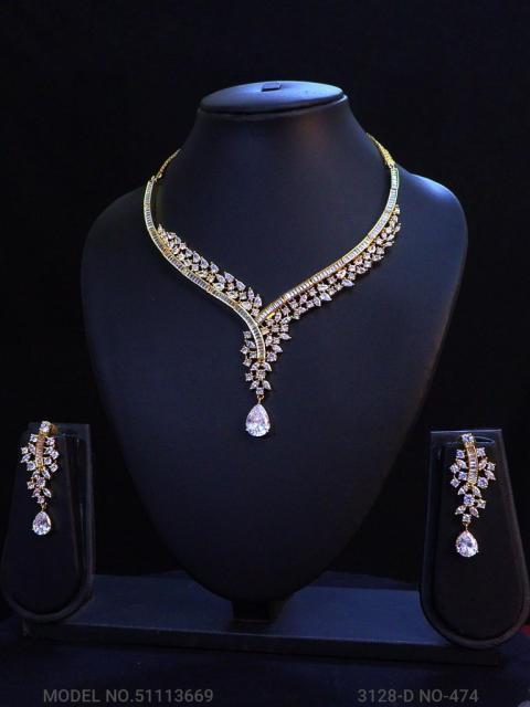 Made in India | Cz Necklace Set