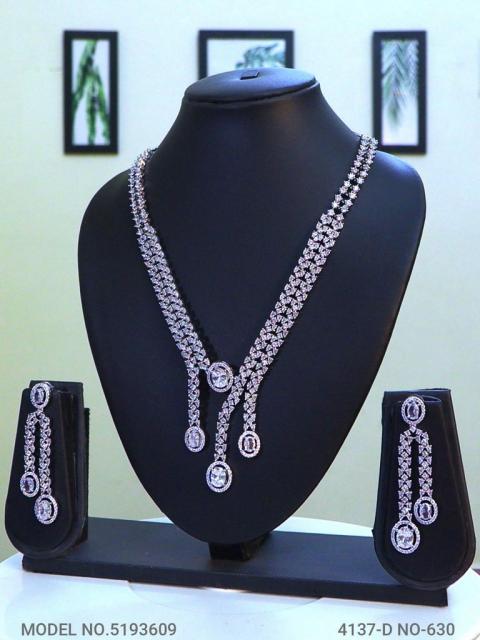 Traditional Design | American Diamond Jewelry Set