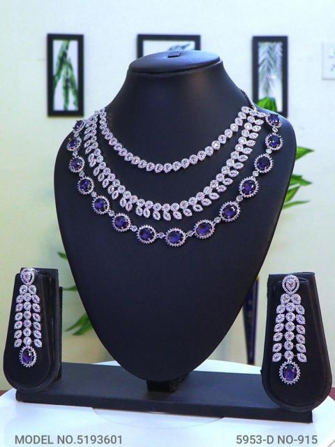 Handmade Traditional Masterpiece Zircon Jewelry Set
