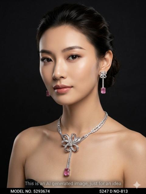 Bridesmaid Necklace Set for Traditional Weddings