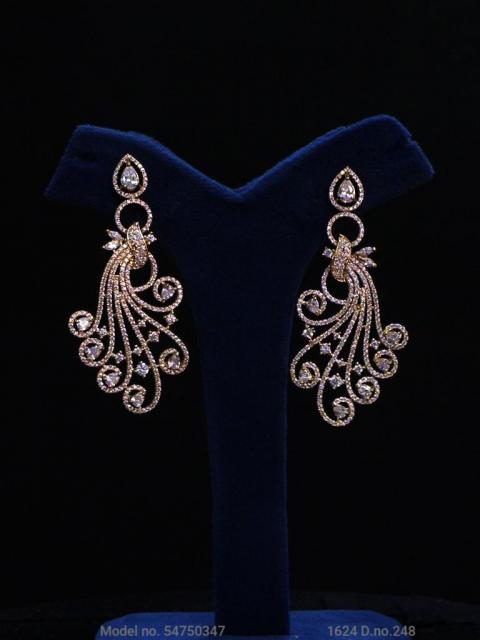 Earrings made of Cubic Zircons
