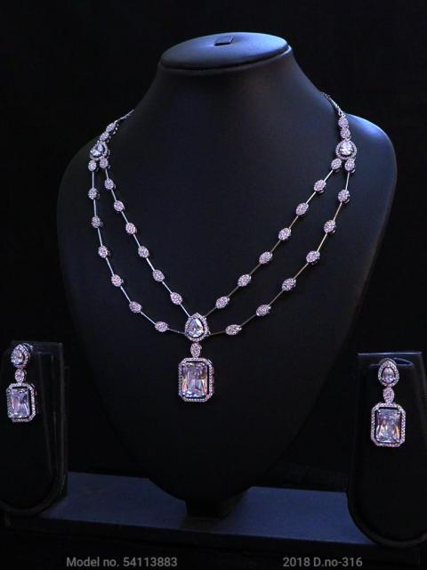 American Diamond Necklace Set | Wonderful Gift Item