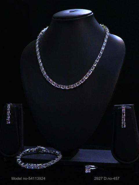 Classic Necklace | AD Jewellery | Handcrafted