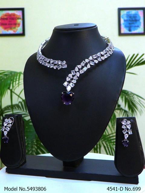 Imitation Diamond Cz Jewelry Set