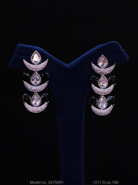 Statement Earrings with AD stones