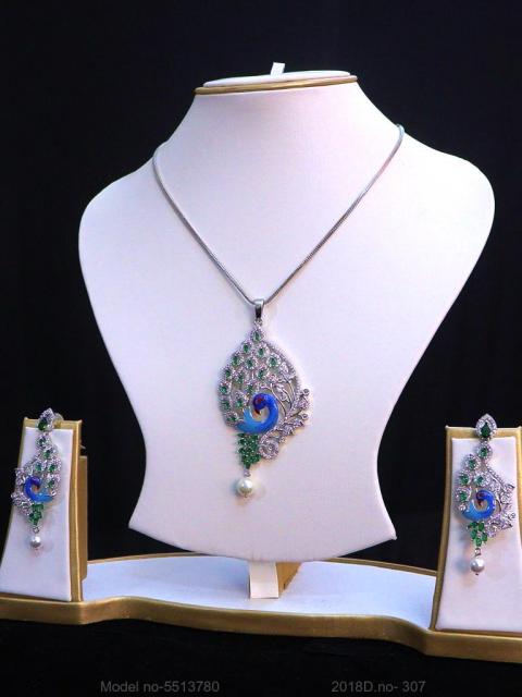 Zirconia Fine Fashion Pendant Set
