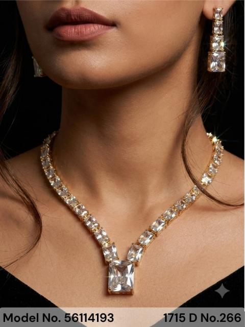 Made In India | Diamond Styled Jewellery Set