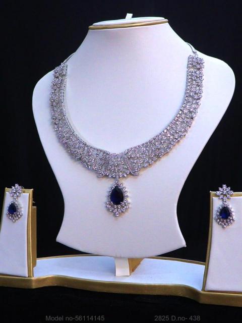 Light weighted CZ Necklace Set