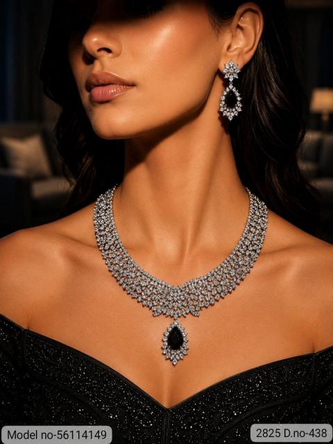 Made In India | Diamond Styled Jewellery Set