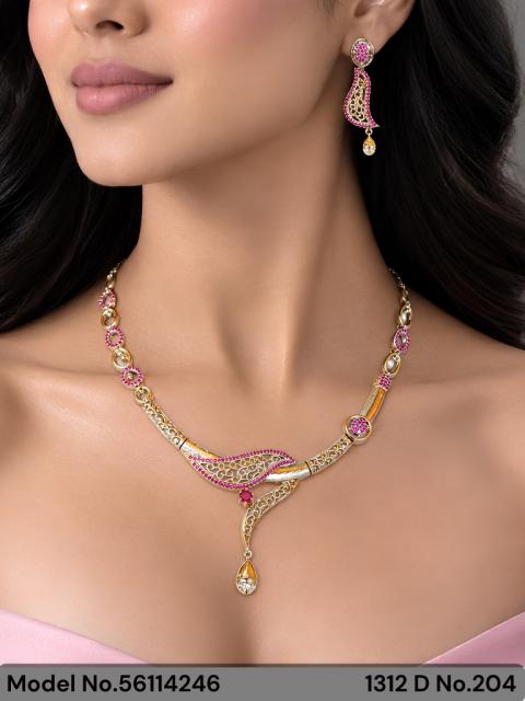 Made In India | Diamond Styled Jewellery Set