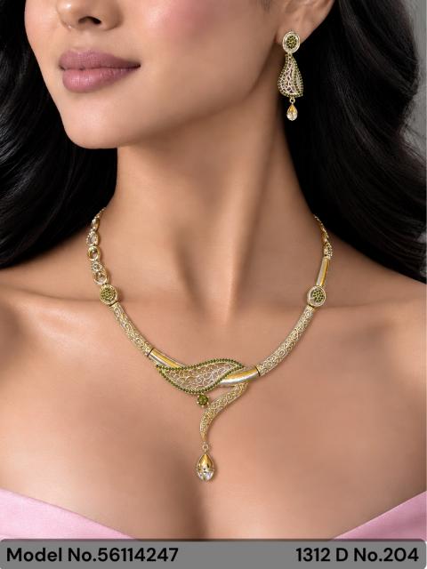 Made in India | Cz Necklace Set
