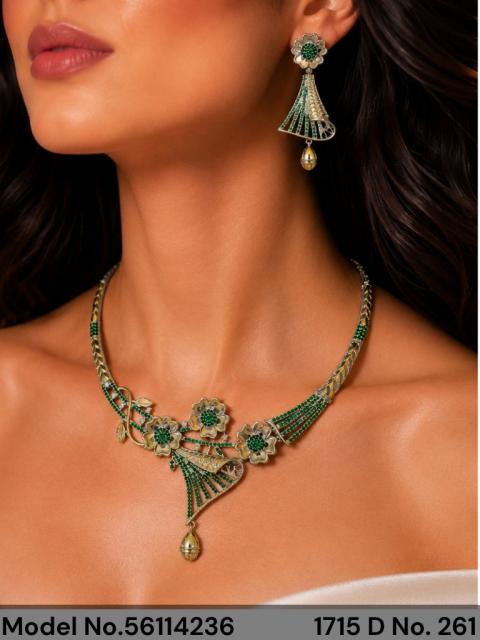 Made In India | Diamond Styled Jewellery Set