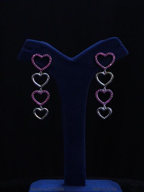 Statement Earrings with AD stones