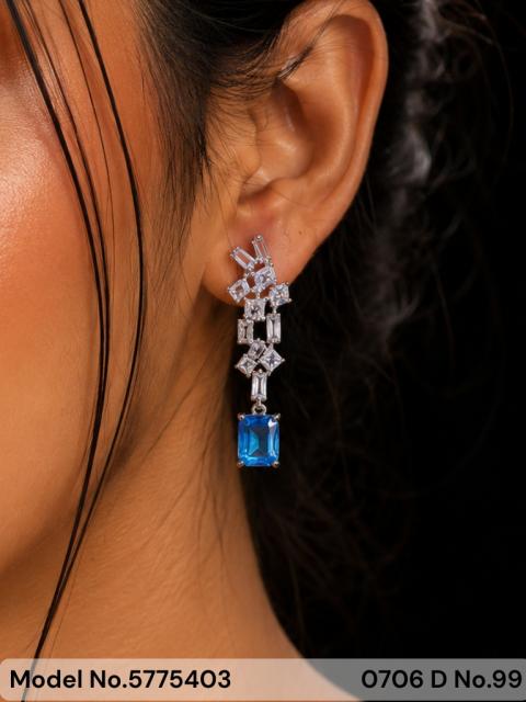 Statement Earrings with AD stones