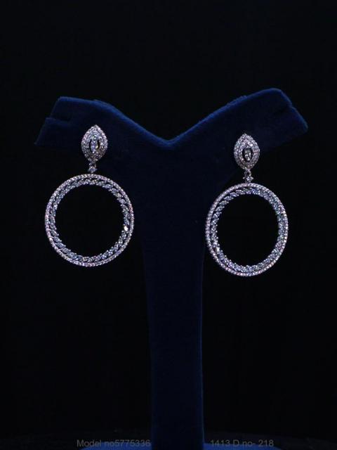 Earrings made of Cubic Zircons