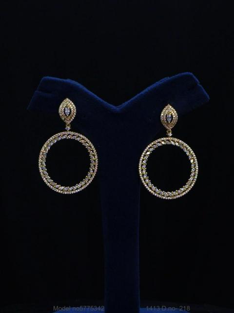 Designer Handmade Cz Earrings