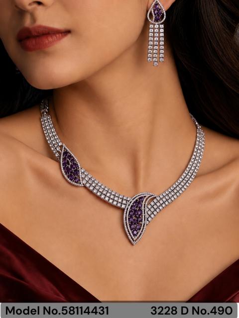 Cz Jewelry Set | Classic Pattern