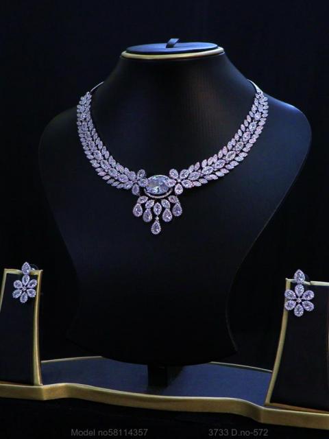 Classic yet Trendy | Cz Fashion Necklace Set