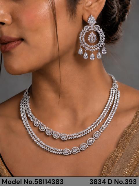Classic yet Trendy | Cz Fashion Necklace Set