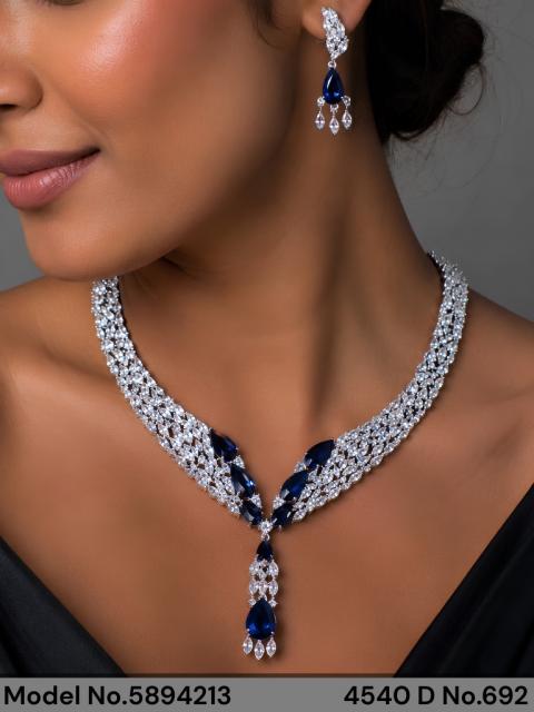 Handmade Traditional Masterpiece Zircon Jewelry Set