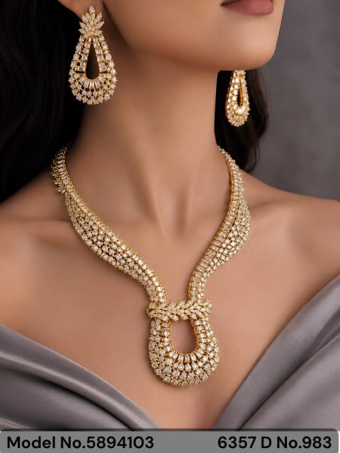 Original Zircon Necklace Set