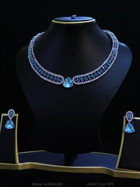 Fashion Necklace Set | Artificial Diamonds / Zircons