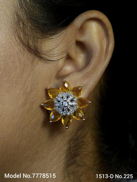 Artificial Jewelry | Earring Tops cubic zircon