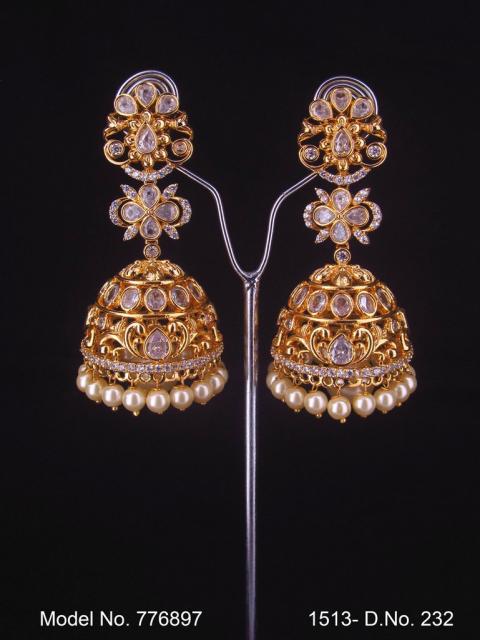 Real Zircon Long Fashion Earrings