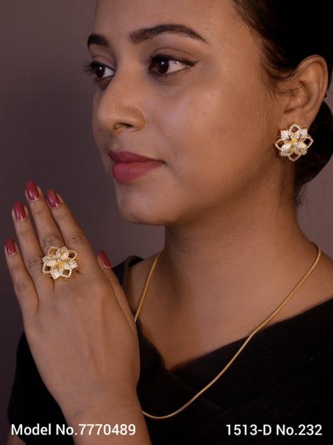 Earring With Finger Rings