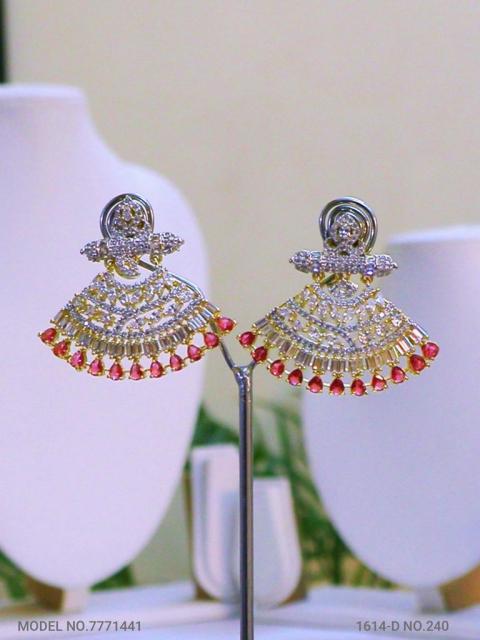 Designer Handmade Cz Earrings