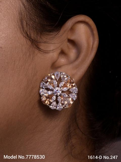 Classic Zircon Earrings