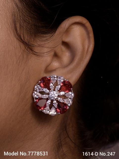 Light weighted Zircon stud earrings| Inexpensive Earrings