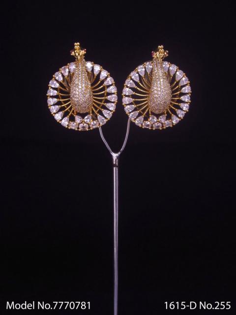 Real Zircon Long Fashion Earrings