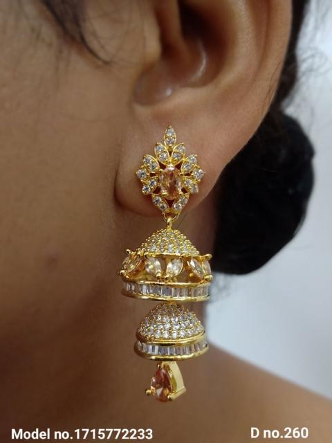 Cz Earring in wholesale price