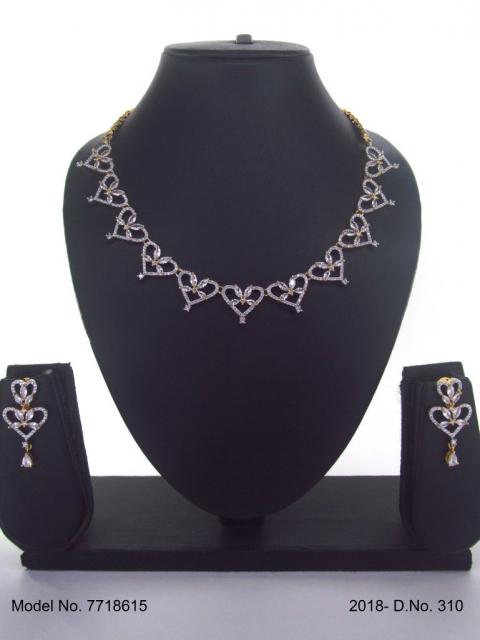 Classic yet Trendy | Cz Fashion Necklace Set