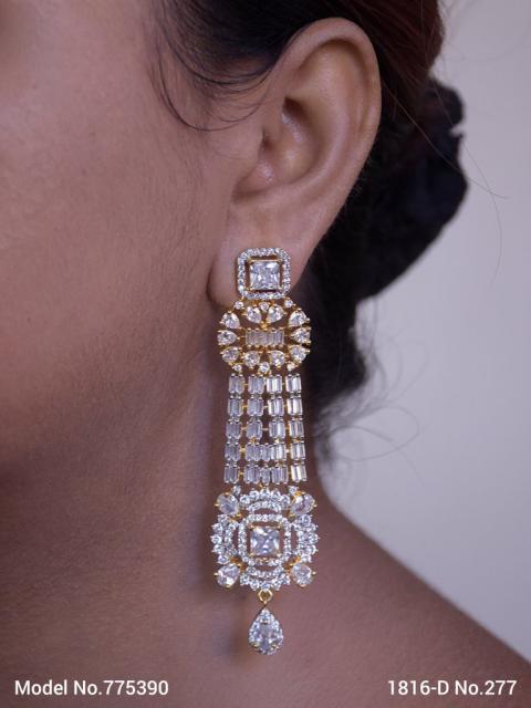 Cz Fashion Earrings | Handcrafted