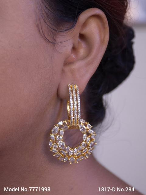 Cz Fashion Earrings | Handcrafted