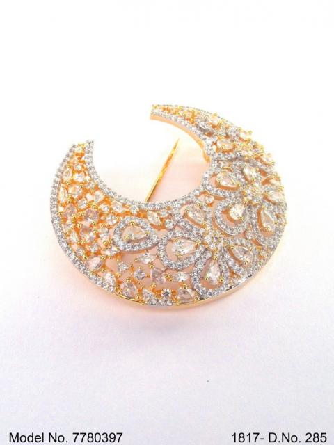 CZ Brooch