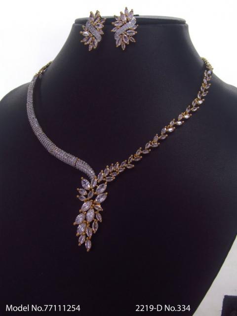 Classic yet Trendy | Cz Fashion Necklace Set