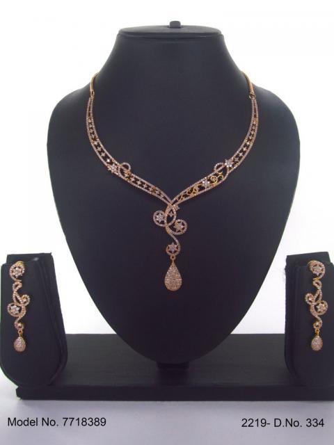 Classic yet Trendy | Cz Fashion Necklace Set