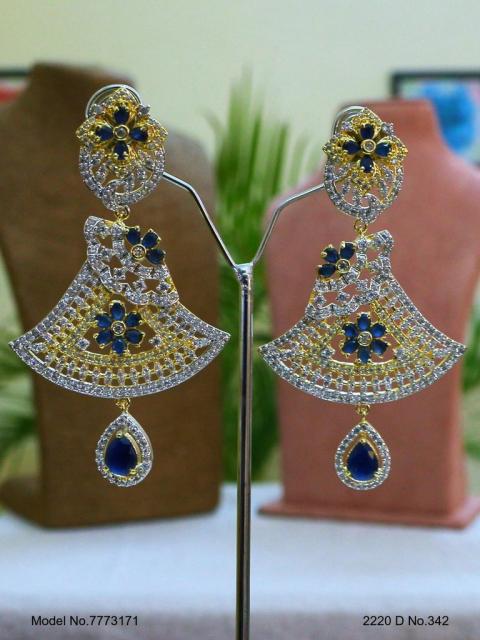 Long CZ Earrings