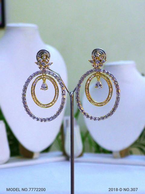 Diamond Replica Long Earrings