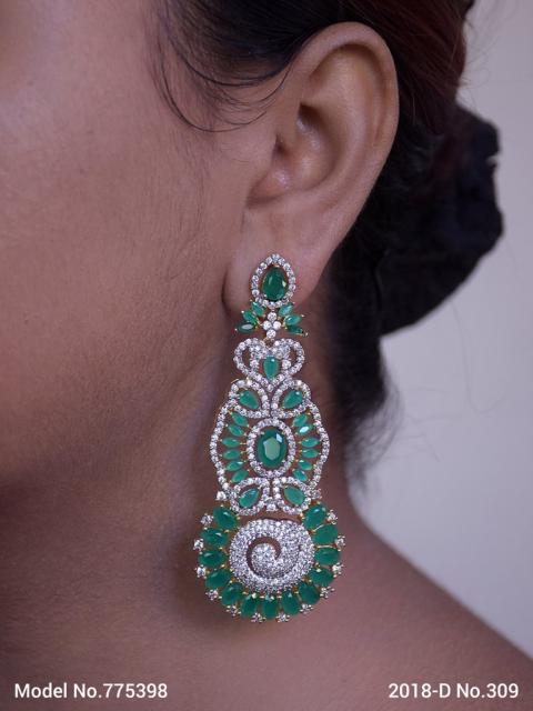 Designer Handmade Cz Earrings