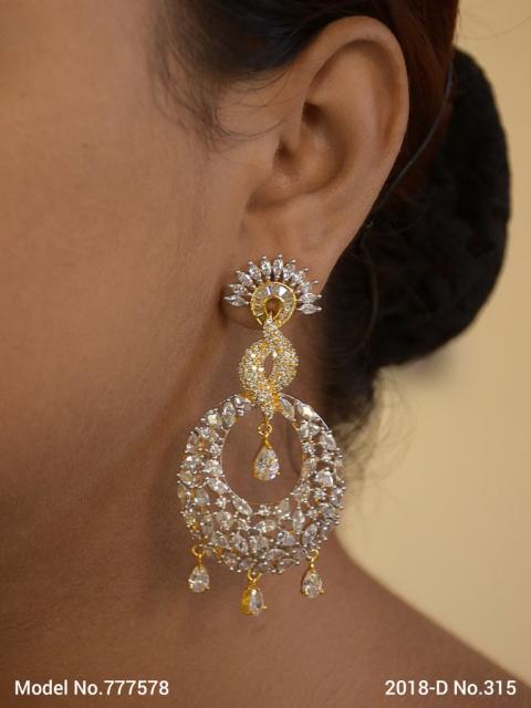 Fashion Cz Earrings in wholesale Price