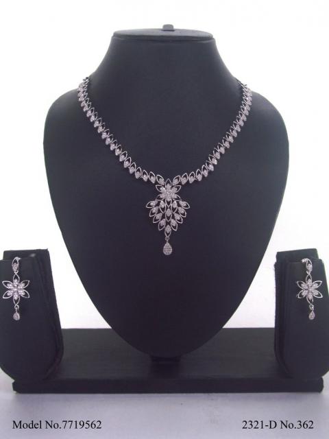 Classic yet Trendy | Cz Fashion Necklace Set